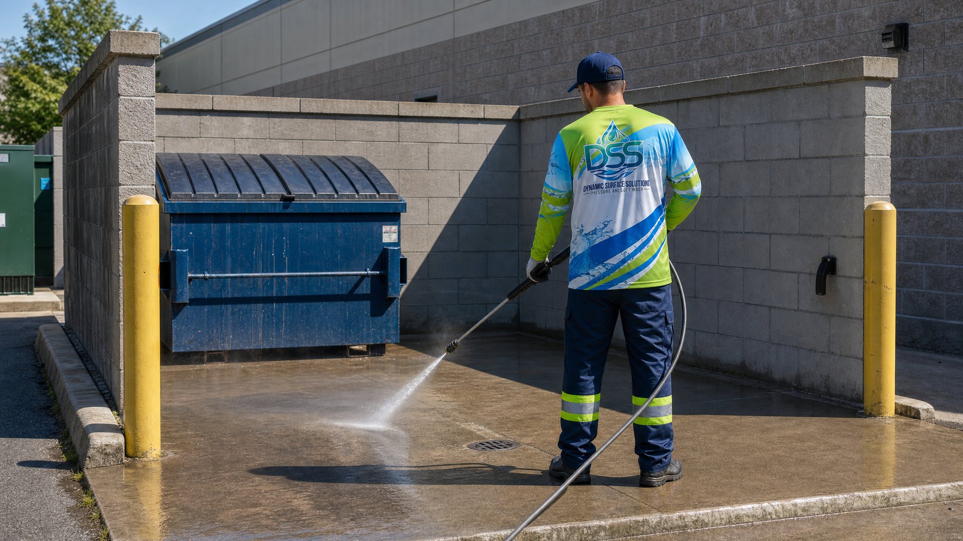 Dumpster Pad Cleaning & Sanitization in Durham Region