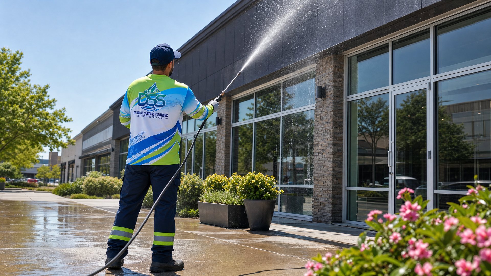 Commercial exterior cleaning for Durham Region properties
