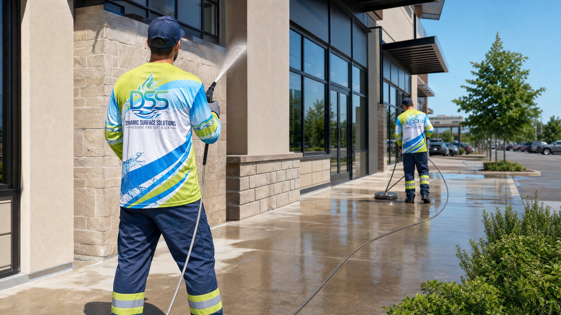 Dynamic Surface Solutions exterior cleaning in Durham Region