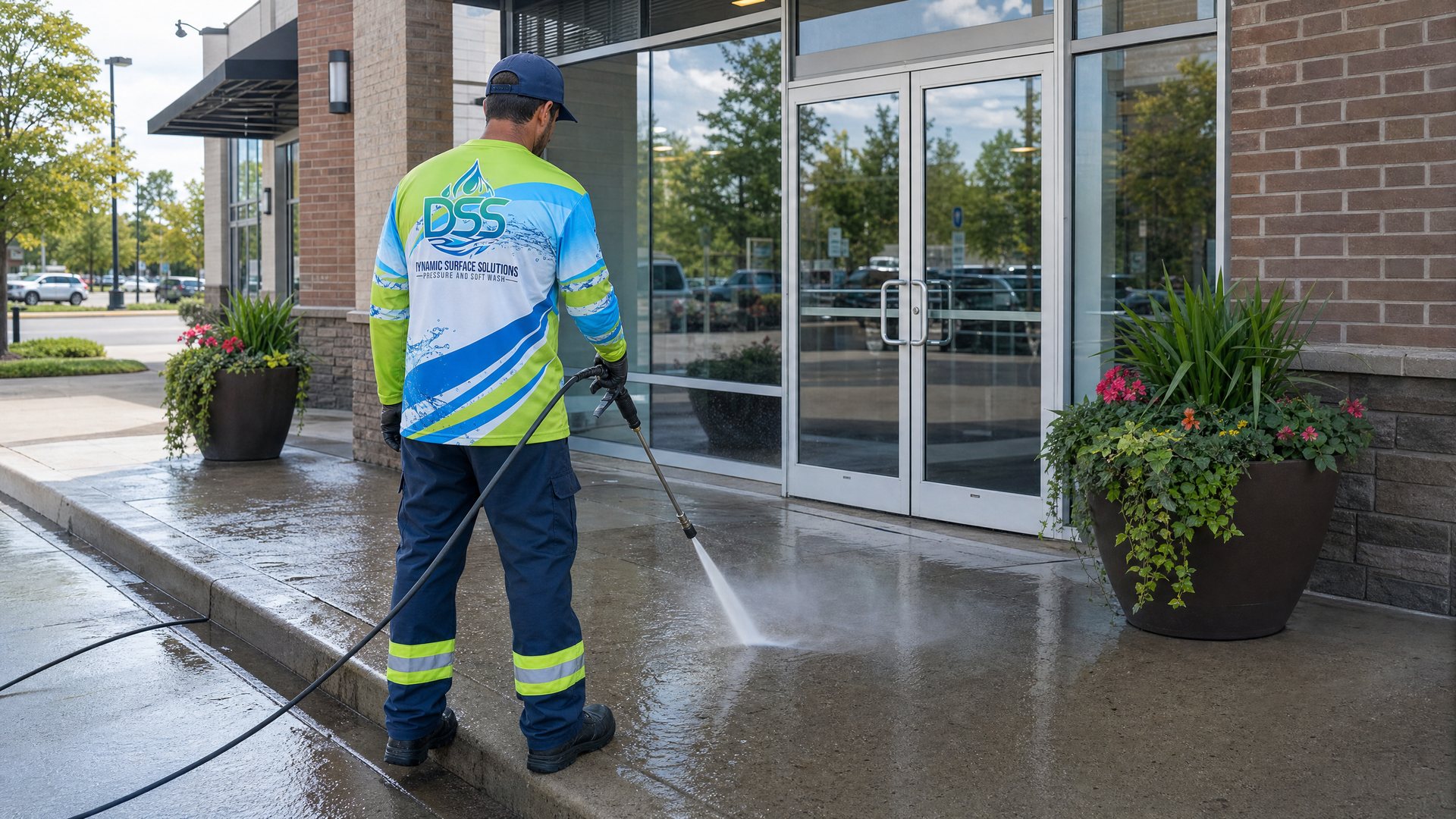 Retail entrance cleaning in Durham Region