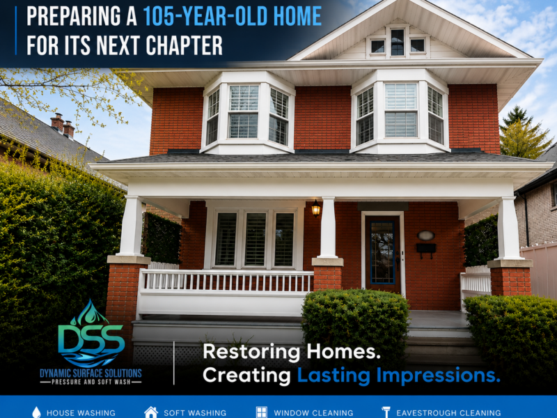 Residential soft wash | Aurora, ON