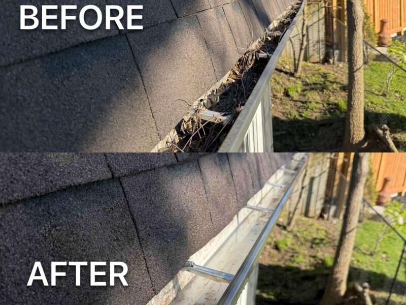 Eavestrough clean out | Oshawa, ON