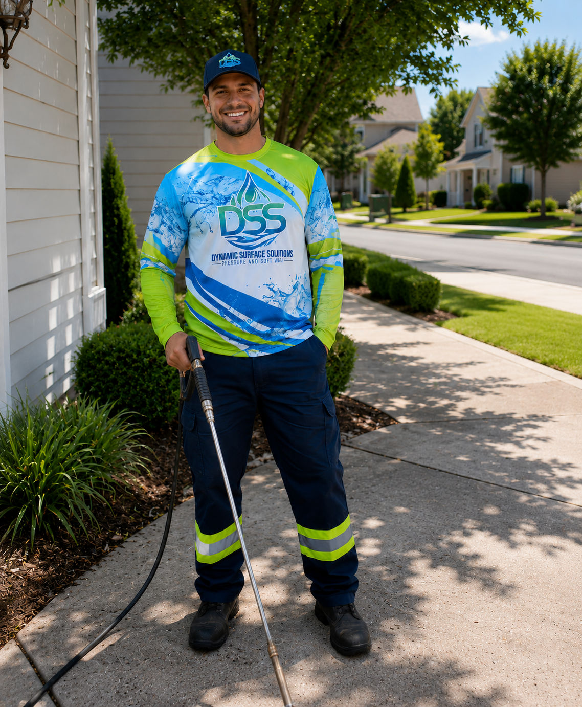 Residential soft washing in Durham Region