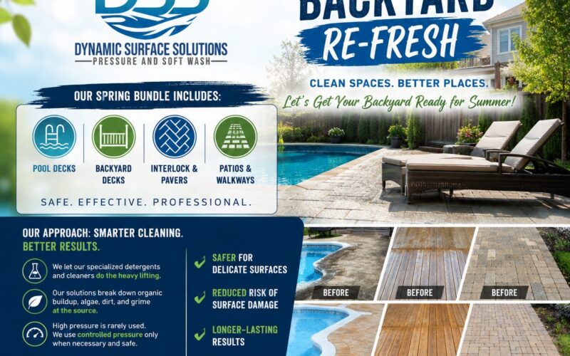 Spring Backyard Re-Fresh Services: Get Your Outdoor Space Ready for Summer in Durham Region