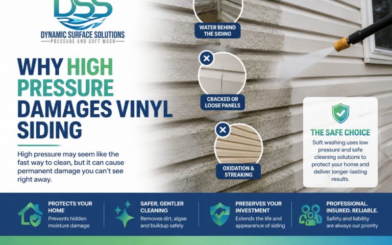 Why High Pressure Damages Vinyl Siding in Oshawa & Whitby Homes
